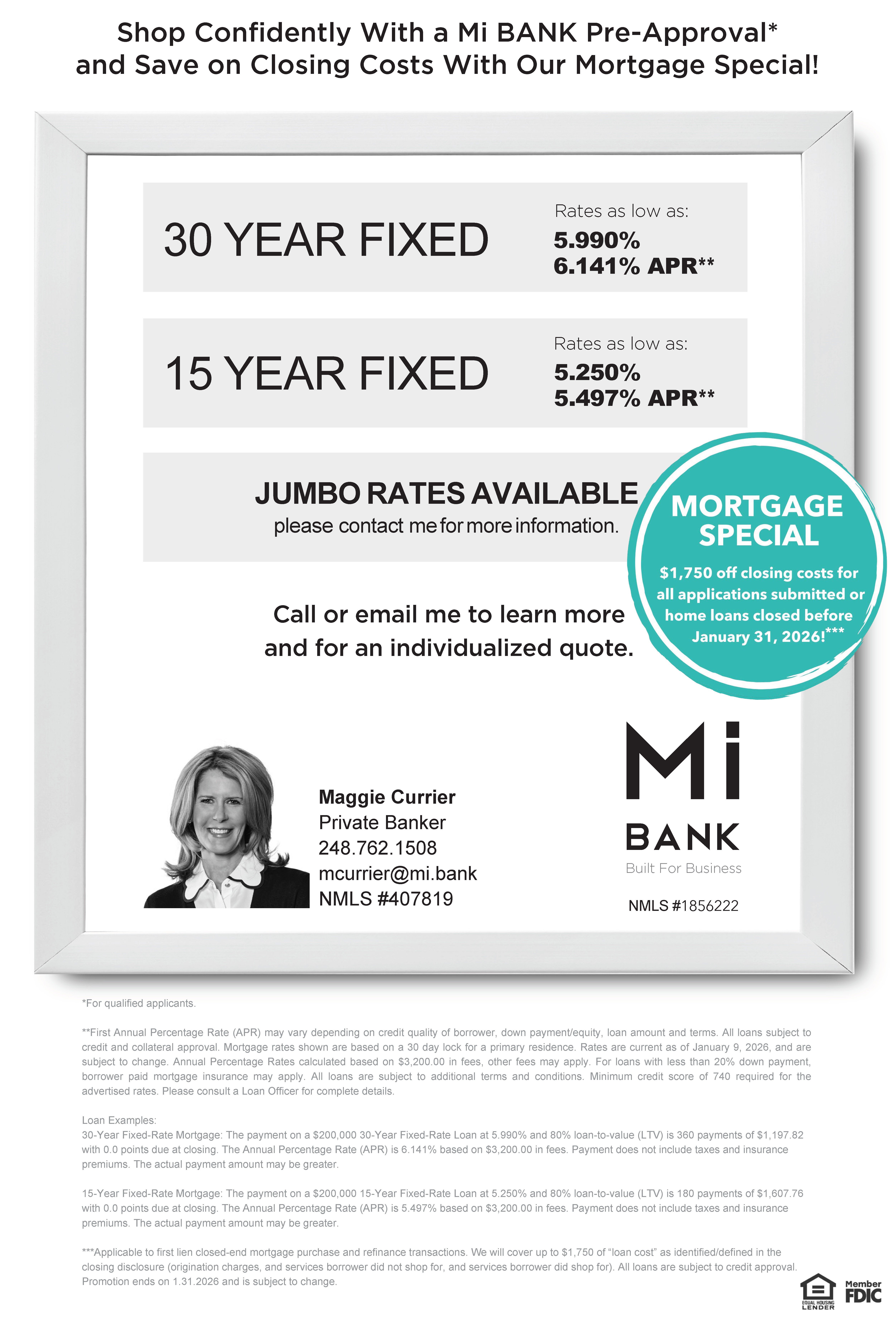 Current Mortgage Rates