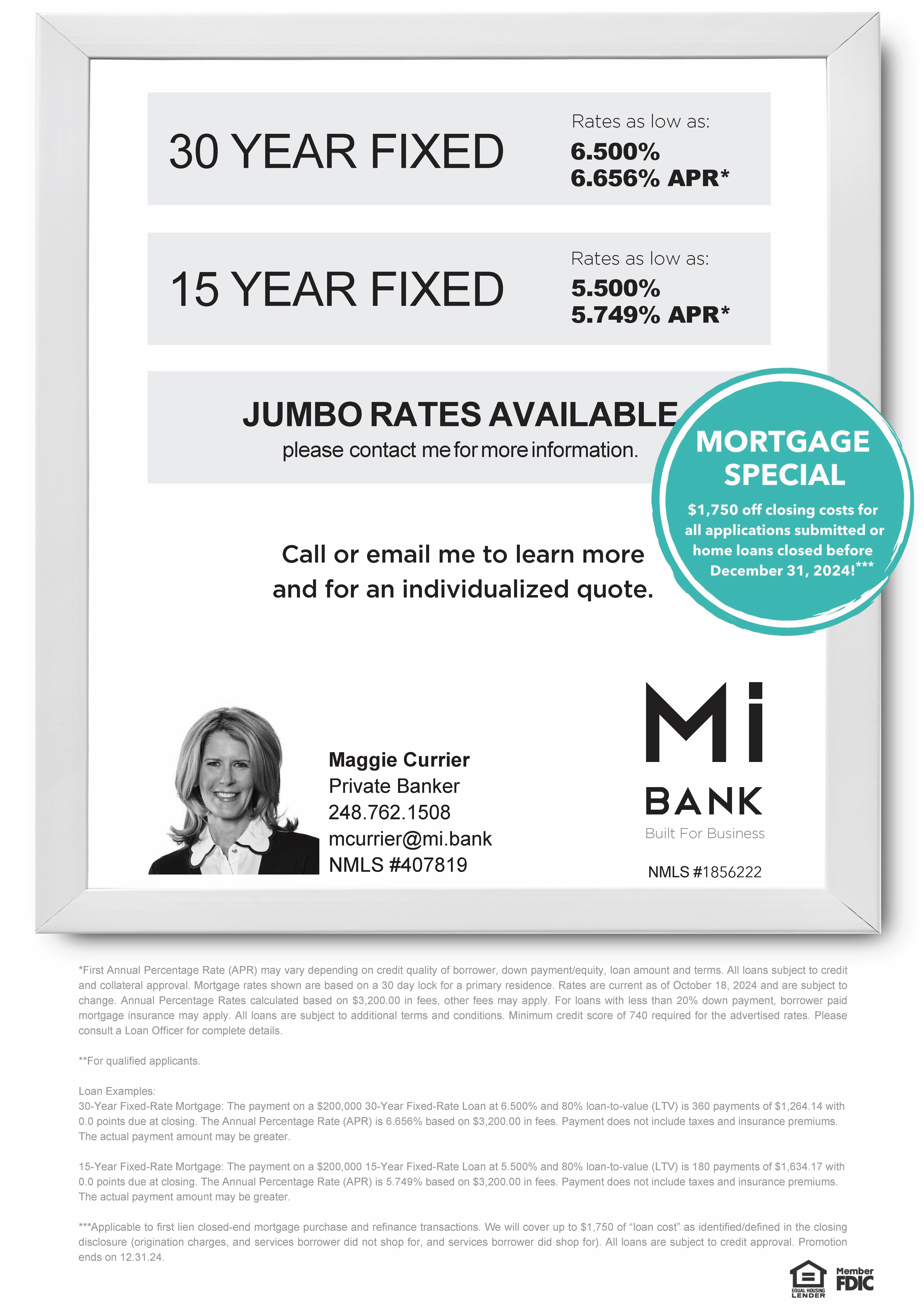 Current Mortgage Rates