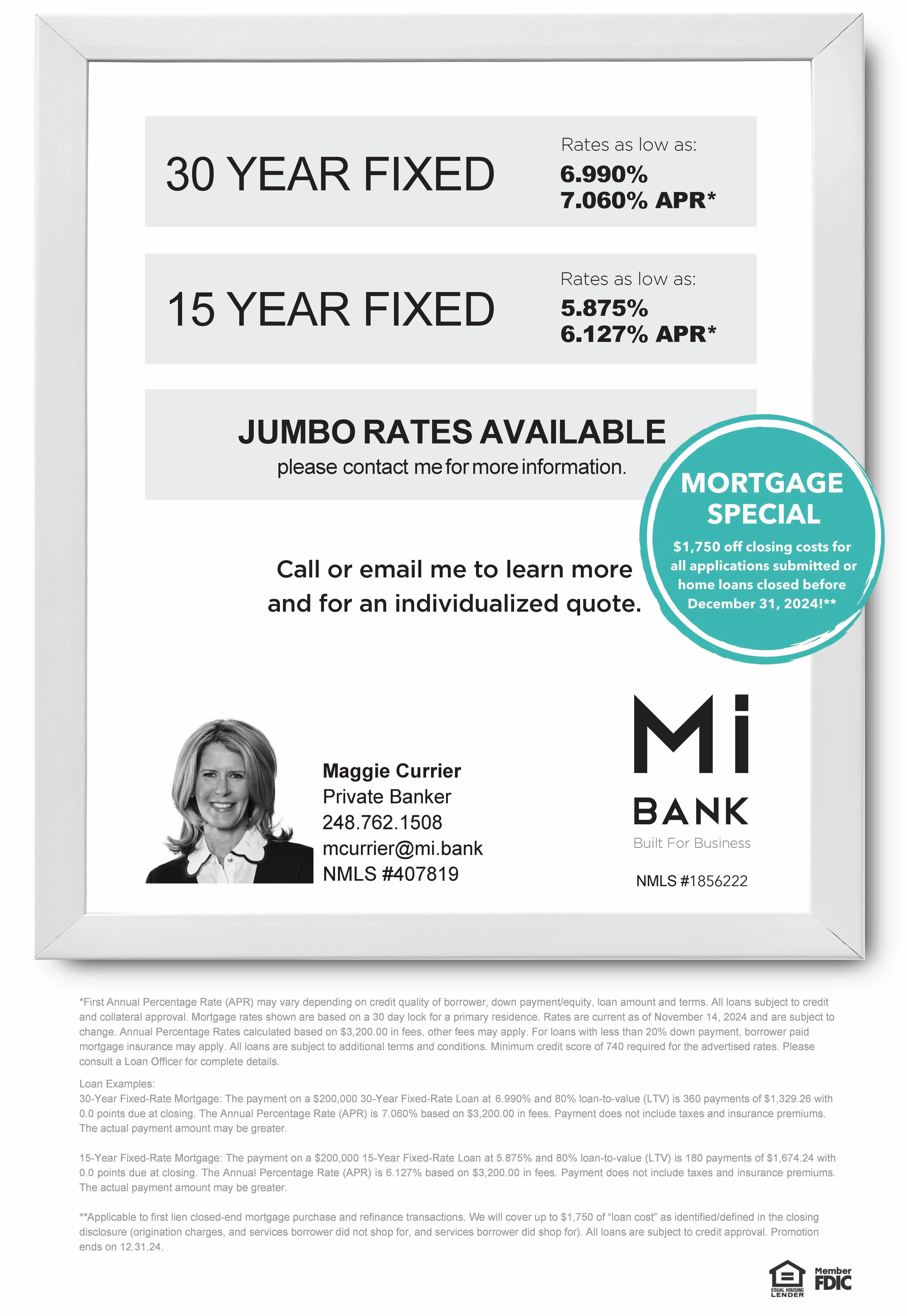 Current Mortgage Rates