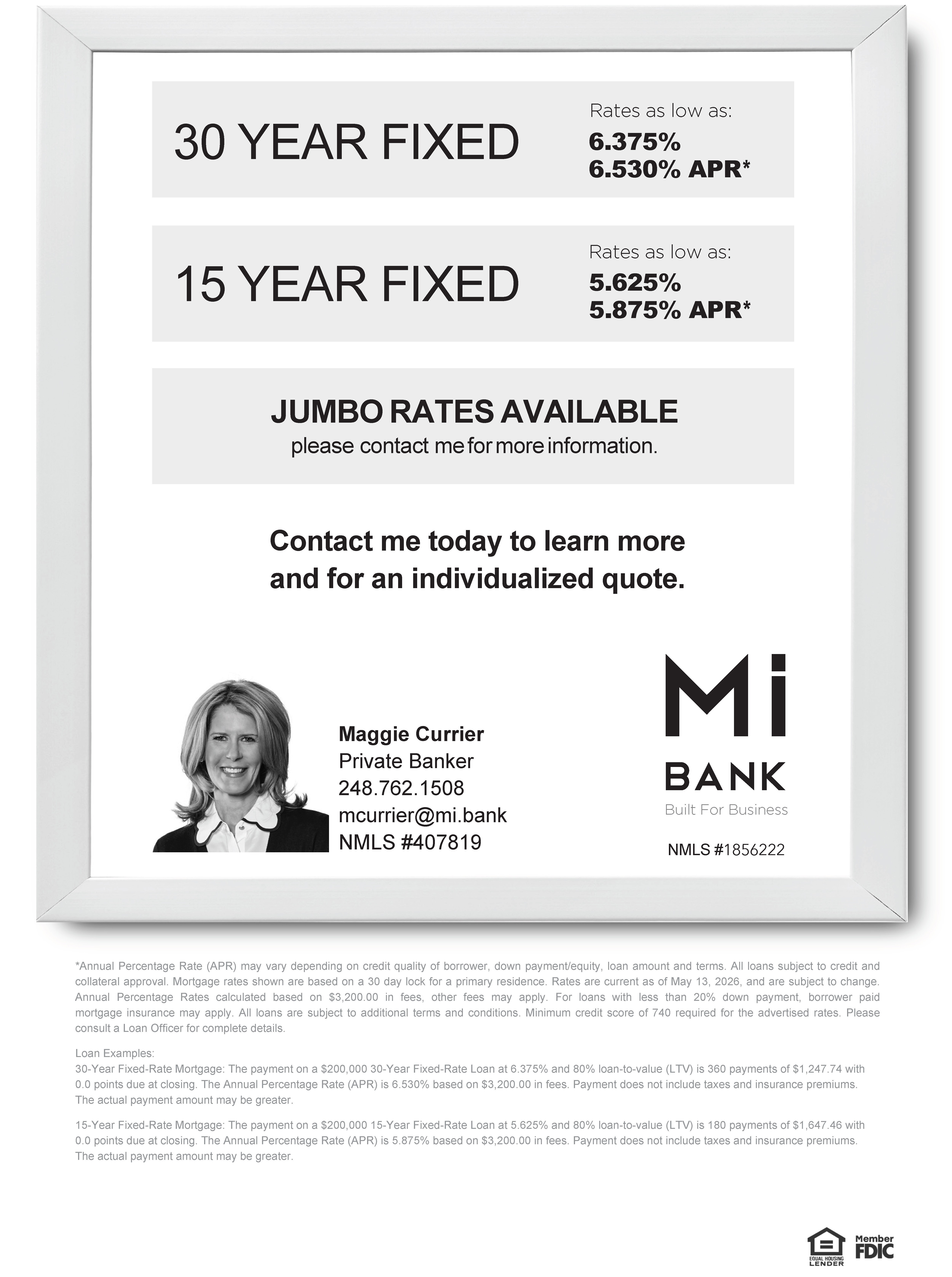 Current Mortgage Rates