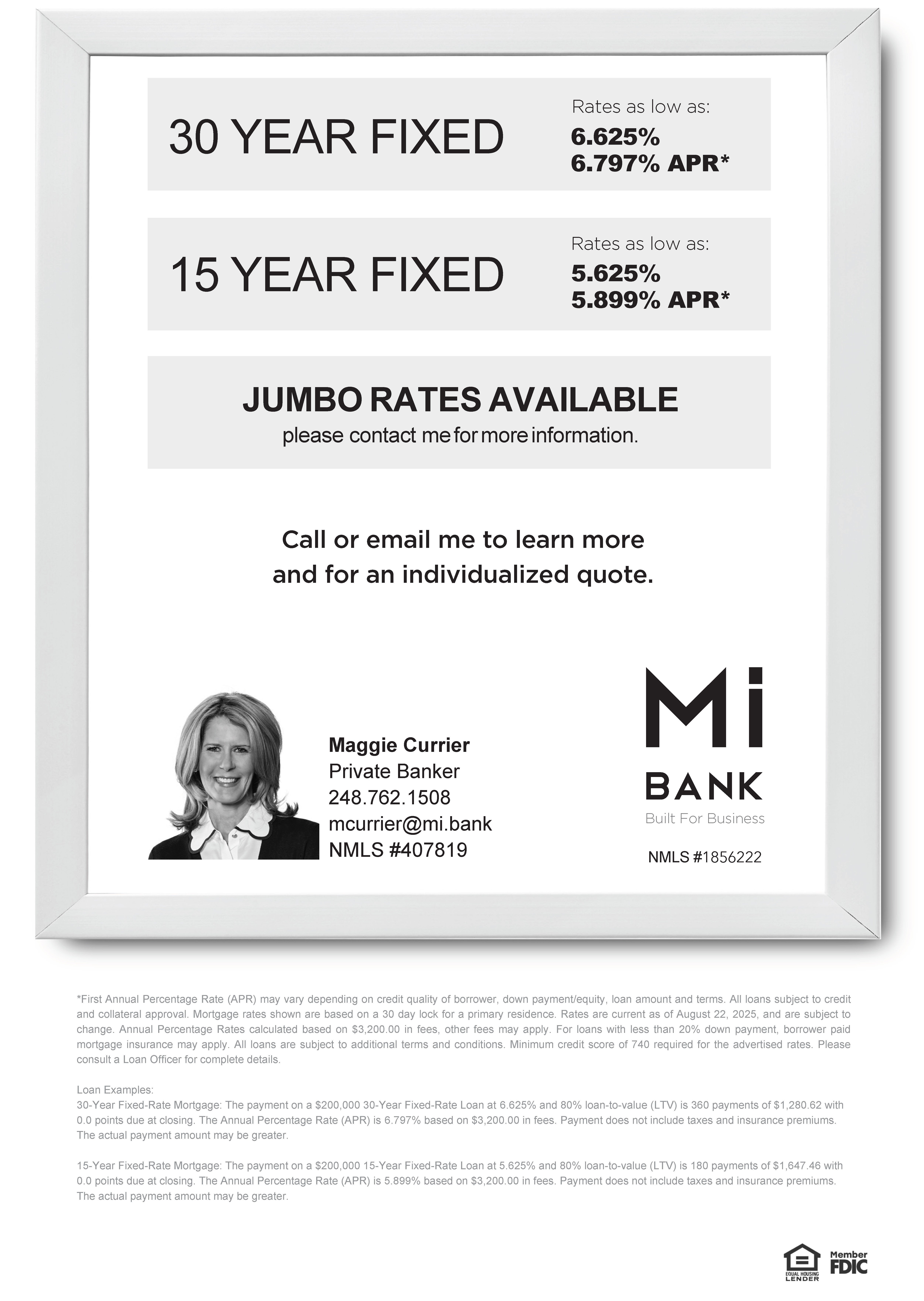 Current Mortgage Rates