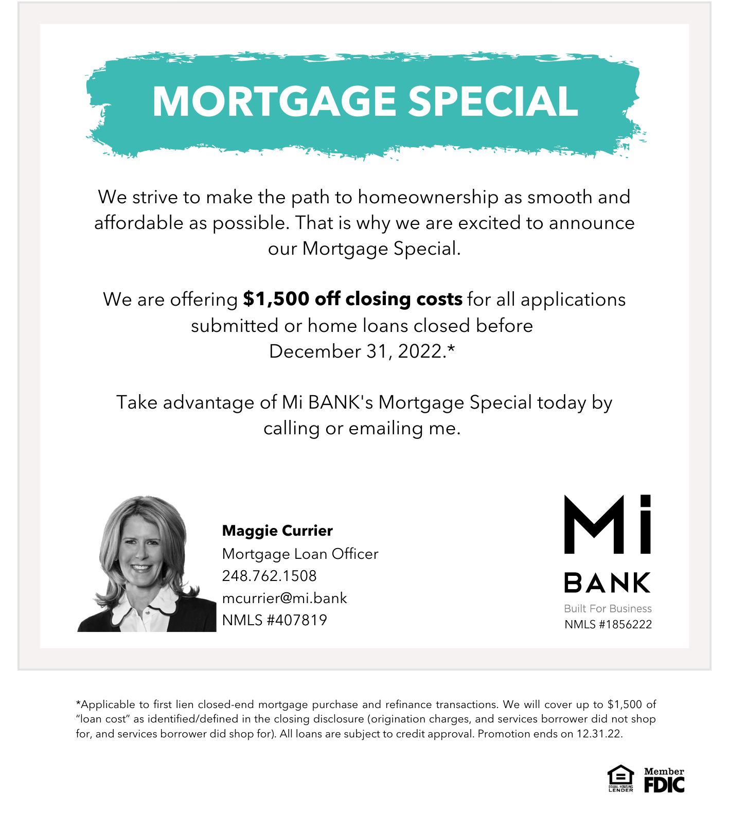 Mortgage Special